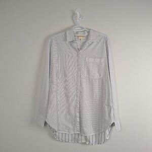 Women's Striped Button-Down Shirt US Size 12